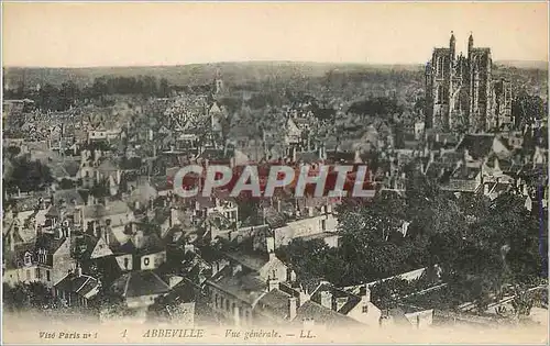 Cartes postales Abbeville Vue generale