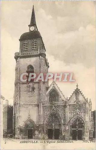 Cartes postales Abbeville L Eglise Saint Gilles