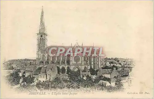 Cartes postales Abbeville L Eglise Saint Jacques