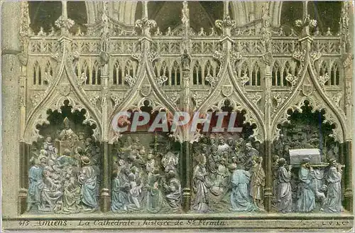 Cartes postales Amiens La Cathedrale histoire de St Firmin