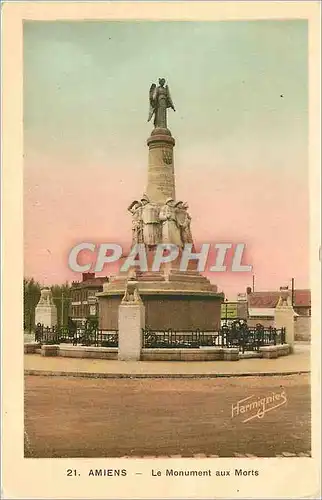 Ansichtskarte AK Amiens Le Monument aux Morts