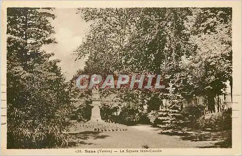 Cartes postales Sens Yonne Le Square Jean Cousin