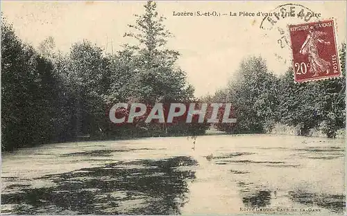 Cartes postales Lozere S et O La Place d eau et l Ile du Parc