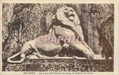 Cartes postales Belfort Le Lion