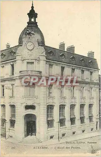 Cartes postales Auxerre L Hotel des Postes