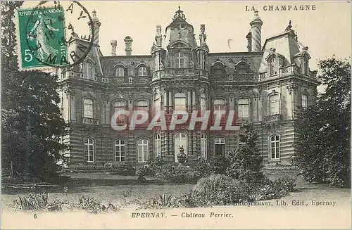 Cartes postales Epernay Chateau Perrier