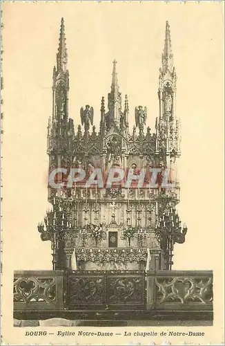 Cartes postales Bourg Eglise Notre Dame La chapelle de Notre Dame