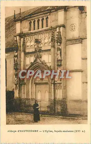 Cartes postales Abbaye d Hautecombe L Eglise facade ancienne