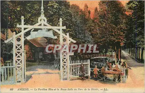 Cartes postales Amiens le Pavillon Bleu et la Basse Salle du Parc de la Hotoie