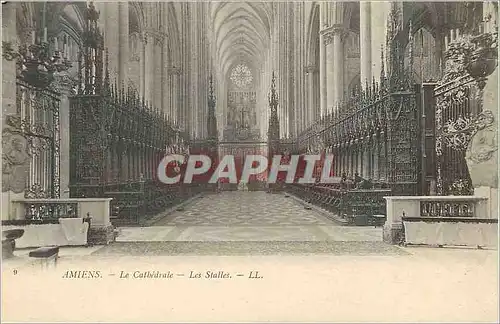 Cartes postales Amiens Le Cathedrale Les Stalles