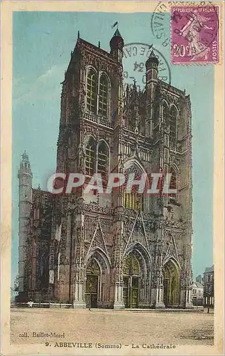 Cartes postales Abbeville Somme La Cathedrale