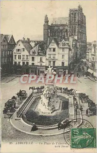 Cartes postales Abbeville Le Place de l Amiral