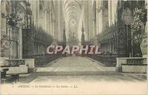 Ansichtskarte AK Amiens La Cathedrale Les Stalles