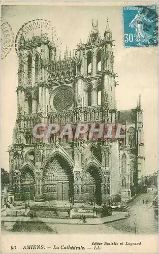 Cartes postales Amiens La Cathedrale