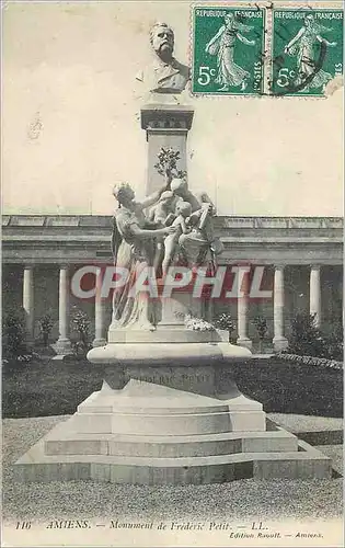 Ansichtskarte AK Amiens Monument de Frederic Petit