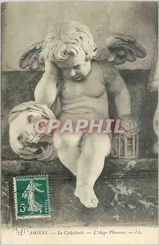 Cartes postales Amiens La Cathedrale L Ange Pleureur