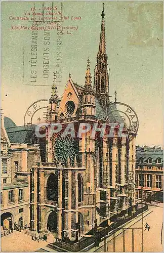 Cartes postales Paris La Sainte Chapelle