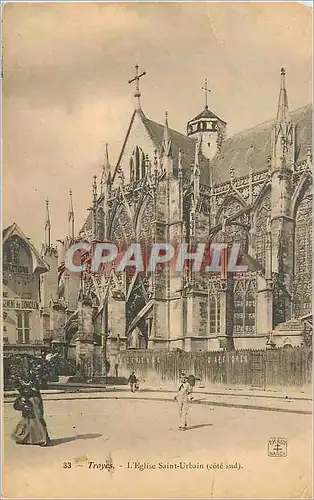 Ansichtskarte AK Troyes L Eglise Saint Urbain cote sud