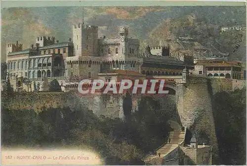 Cartes postales Monte Carlo Le Palais du Prince