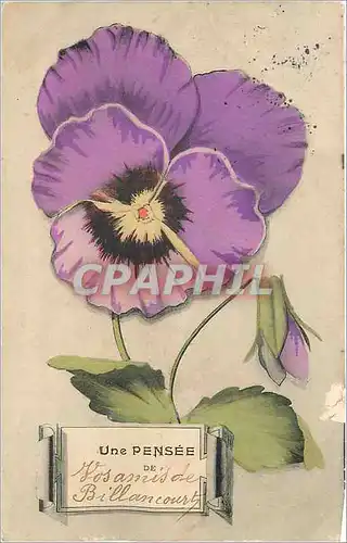 Cartes postales Une Pensee de Billancourt