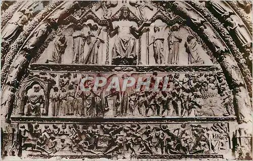 Cartes postales Bourges Cathedrale Tympan du Portail Central