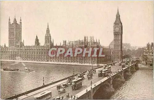 Cartes postales Houses of Parliament Westminster Bridge London