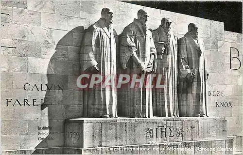 Cartes postales moderne Geneve Monument Internaltional de la Reformation