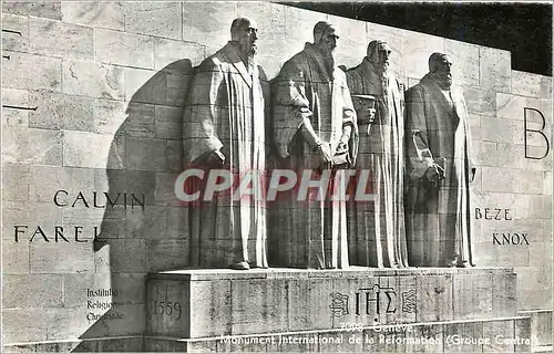 Moderne Karte Geneve Monument Internaltional de la Reformation