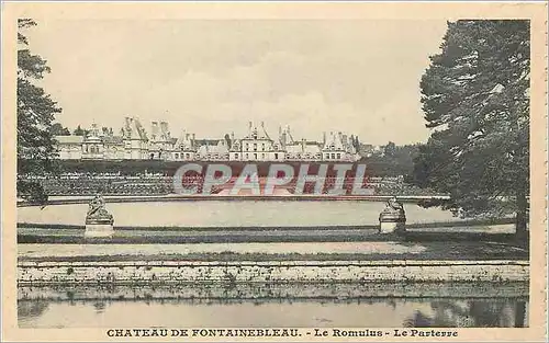 Ansichtskarte AK Chateau de Fontainebleau Le Romulus Le Parterre