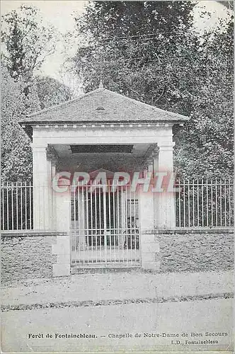 Ansichtskarte AK Foret de Fontainebleau Chapelle de Notre Dame de Bon Secours