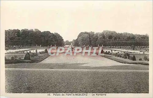 Ansichtskarte AK Palais de Fontainebleau Le Parterre