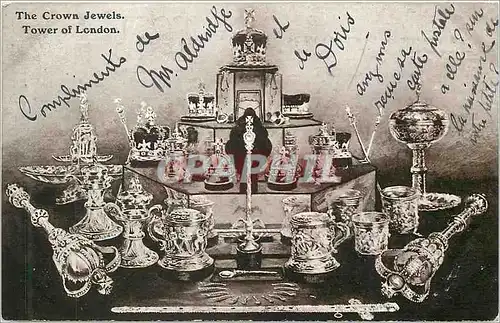 Cartes postales The Crown Jewels Tower of London
