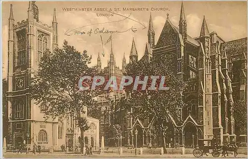 Cartes postales Westminster Abbey St Margarets Church London