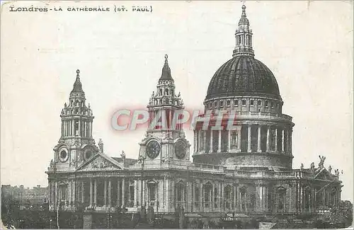 Ansichtskarte AK Londres La Cathedrale St Paul