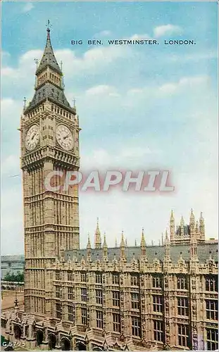 Cartes postales Big Ben Westminster London