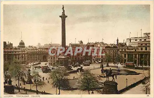 Cartes postales London Trafalgar Square
