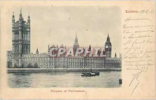 Cartes postales London Houses of Parliament