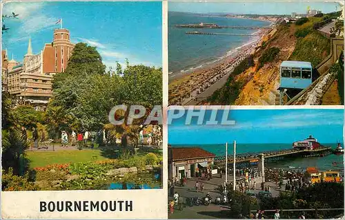 Cartes postales Bournemouth The Lower Gardens East Cliff The Pier