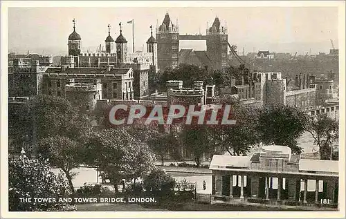 Cartes postales The Tower and Tower Bridge London