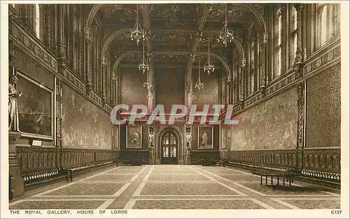 Cartes postales The royal gallery house of lords