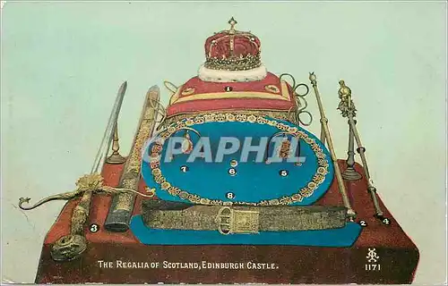 Ansichtskarte AK The regalia of scotland edinburgh castle