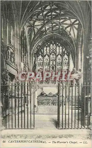 Cartes postales Canterbury cathedral the warrior's chapel