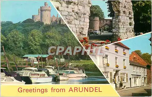 Moderne Karte Arundel greetings