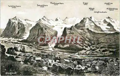Moderne Karte Grindelwald