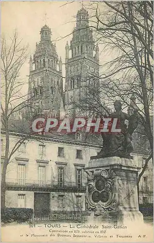 Cartes postales Tours la cathedrale saint gatien
