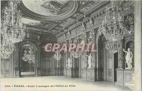 Ansichtskarte AK Paris salle a manger de l'hotel de ville