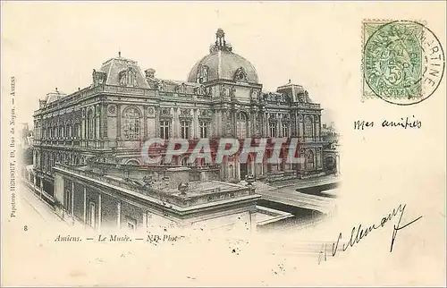 Cartes postales Amiens le musee (carte 1900)