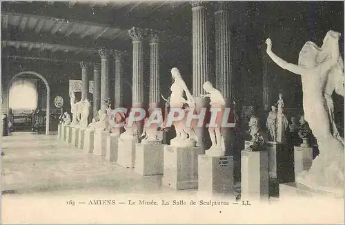 Ansichtskarte AK Amiens le musee la salle de sculptures