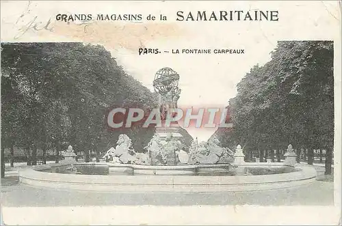 Cartes postales Paris la fontaine carpeaux