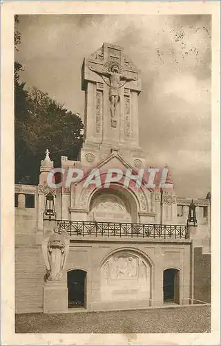 Cartes postales La Basilique de Lisieux le chemin de croix exterieur